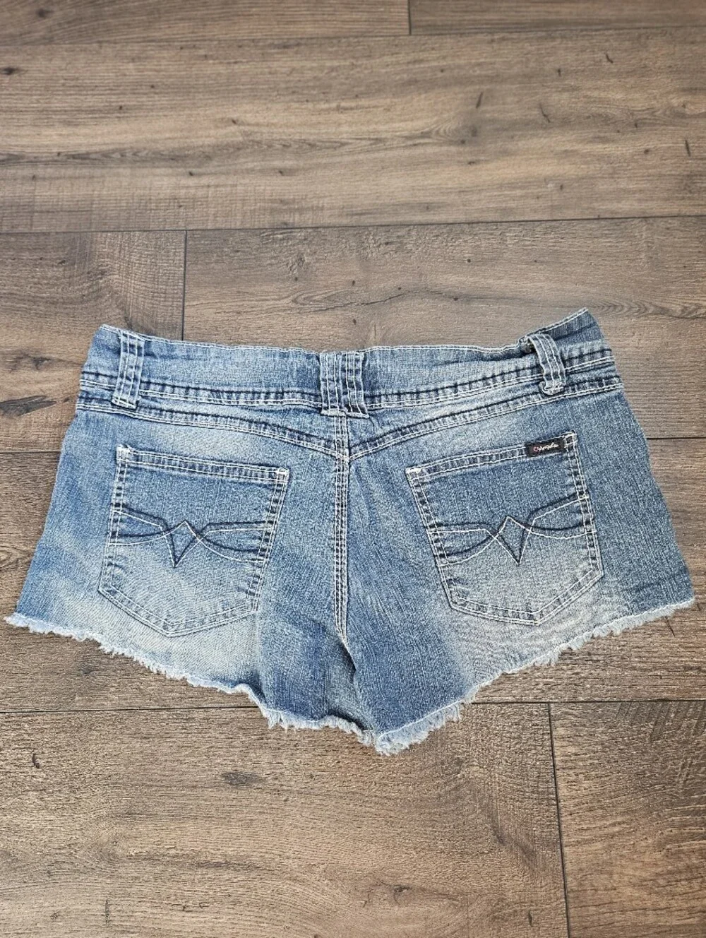 Angels Y2K Womens Denim Shorts